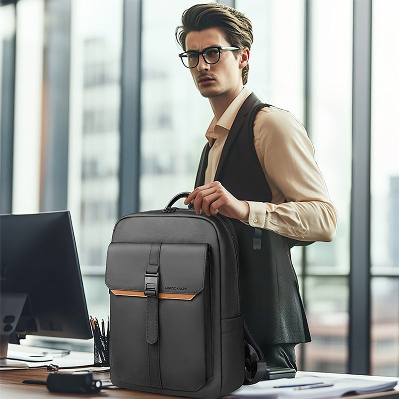 Sac à Dos Minimaliste Léger pour Homme, Sac pour Ordinateur 15 Pouces