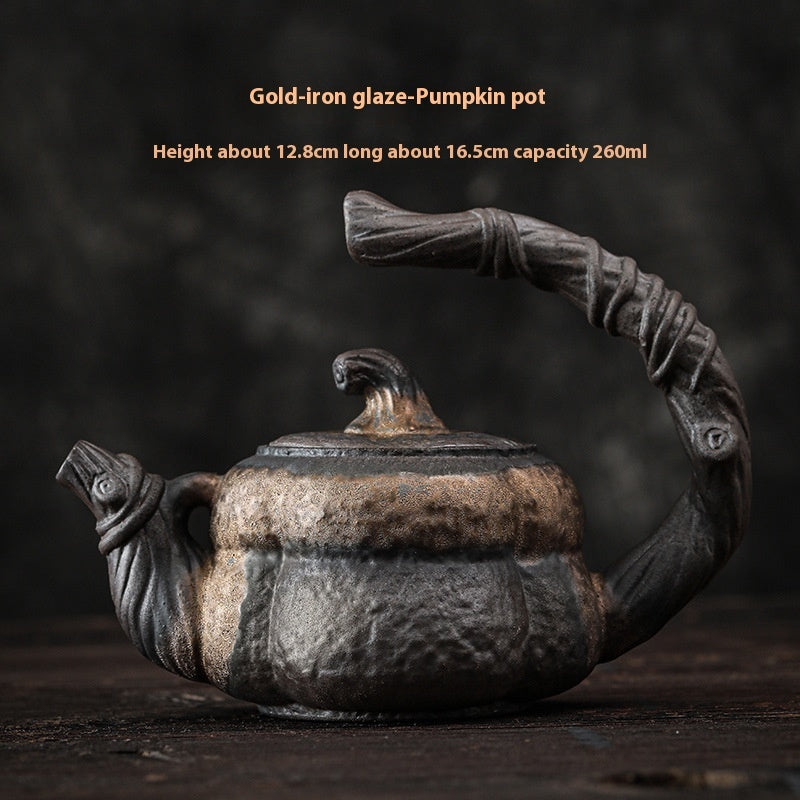 Théière en grès faite main, pot unique, céramique, fabriquant de thé Kung Fu