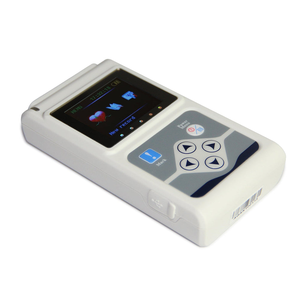 ECG Holter 12 Channel 12 Lead EKG System 24 Hours Multi Language Monitoring PC SW CE FDA - IVOIRART.COM
