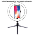 Éclairage annulaire LED professionnel à lumière continue diamètre 26 cm avec télécommande Bluetooth universelle - IVOIRART.COM