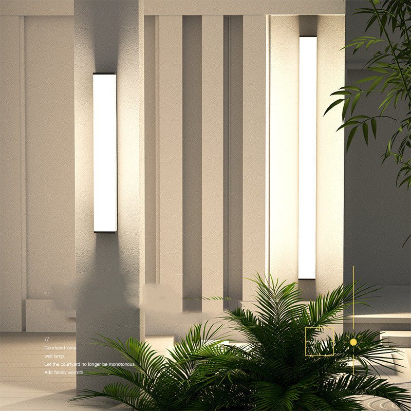 Éclairage Mural Extérieur Longue Bande Étanche pour Jardin et Terrasse 60 cm - IVOIRART.COM