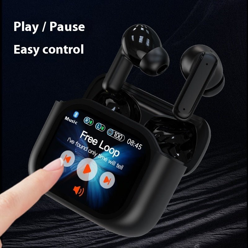 Écouteur intra-auriculaire Bluetooth à écran couleur large et réduction de bruit - IVOIRART.COM