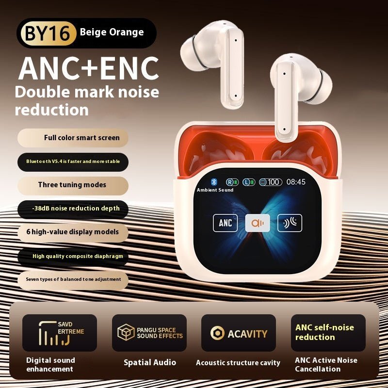 Écouteur intra-auriculaire Bluetooth à écran couleur large et réduction de bruit - IVOIRART.COM