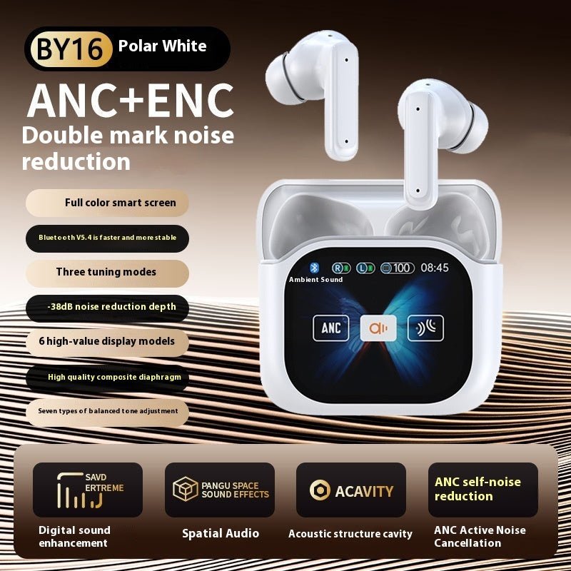 Écouteur intra-auriculaire Bluetooth à écran couleur large et réduction de bruit - IVOIRART.COM