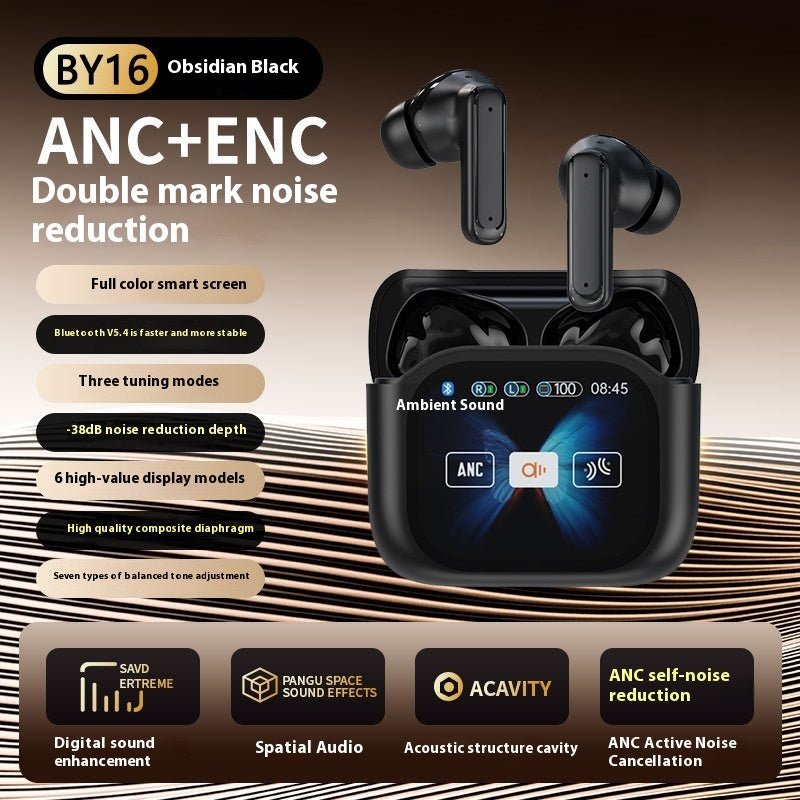 Écouteur intra-auriculaire Bluetooth à écran couleur large et réduction de bruit - IVOIRART.COM