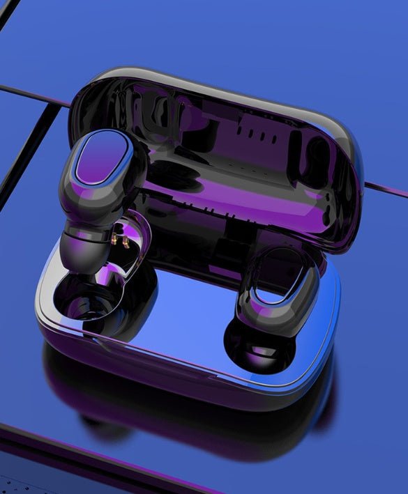 Écouteurs intra-auriculaires Sport Mini Bluetooth 5.0, confort fermé, 5h—compact - IVOIRART.COM