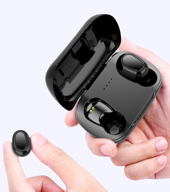 Écouteurs intra-auriculaires Sport Mini Bluetooth 5.0, confort fermé, 5h—compact - IVOIRART.COM