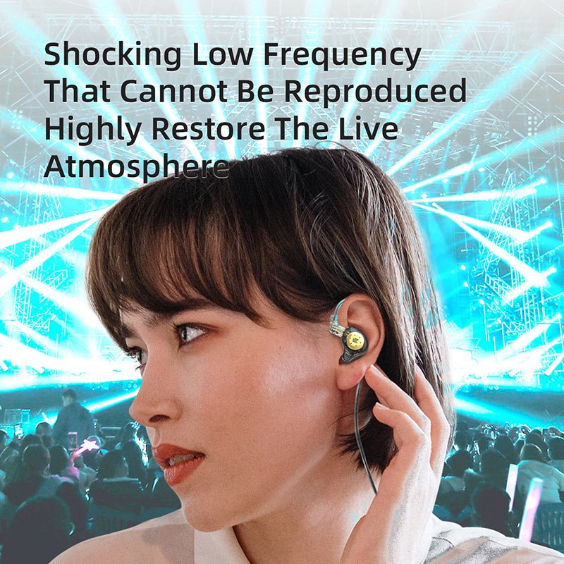 Écouteurs KZ EDX Pro Neufs Casque Intra-Auriculaire Sport Basses Réduction de Bruit HIFI - IVOIRART.COM