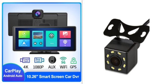 Écran intelligent Avant/arrière - Double enregistrement 1080P, CarPlay Streaming - IVOIRART.COM