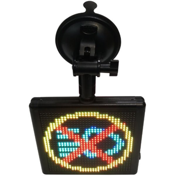 Écran LED d'expression pour voiture avec affichage carré multicolore, 5V, 5W, ABS - IVOIRART.COM