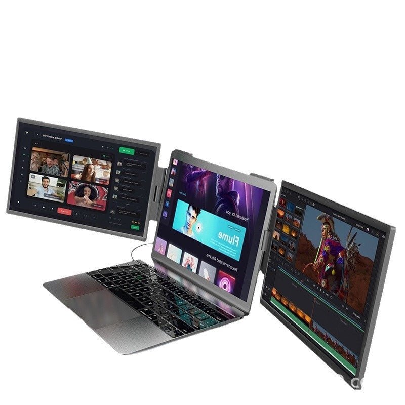 Écran Portable Double 14 pouces pour Ordinateur Portable avec Écran Extérieur Mural - IVOIRART.COM