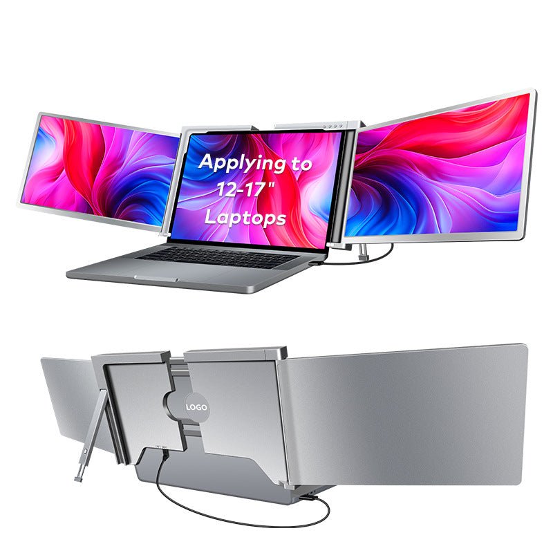 Écran portable simple, double et triple pour ordinateur portable - écran secondaire - IVOIRART.COM