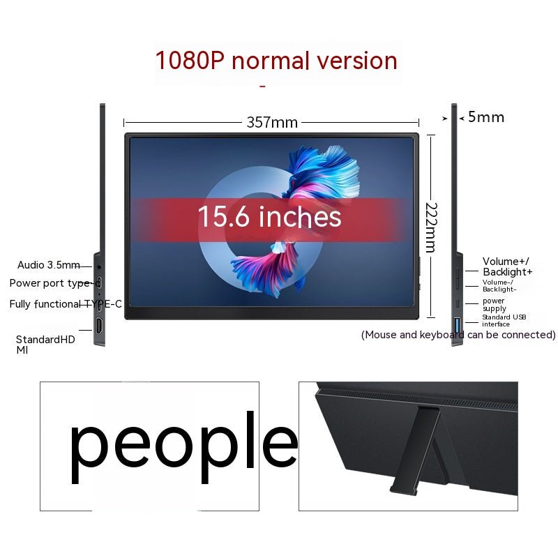 Écran Portable Tactile Moniteur Extension Mobile Téléphone Ordinateur Jeu - IVOIRART.COM