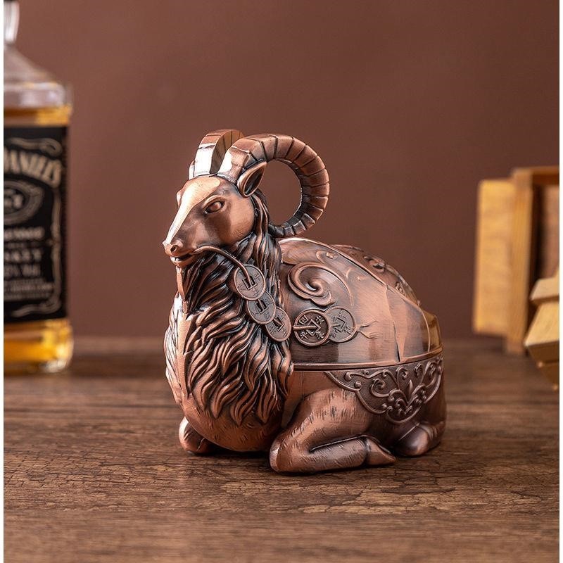 Retro Ashtray Windproof And Fall-proof Living Room Home