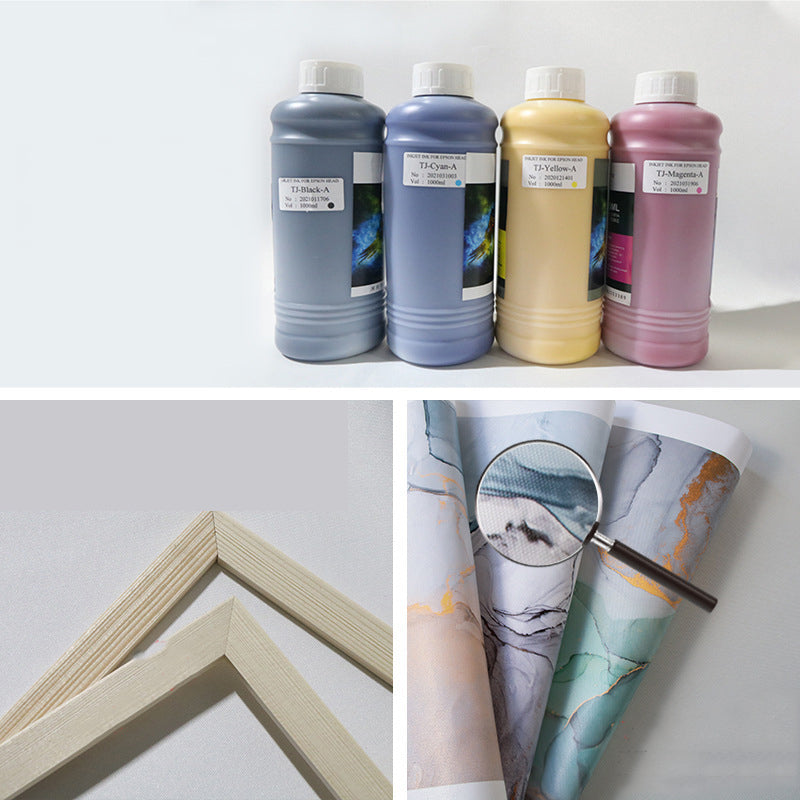 Peinture à l'huile de Jésus et des moutons - Cadeaux de foi pour chrétiens toile avec cadre