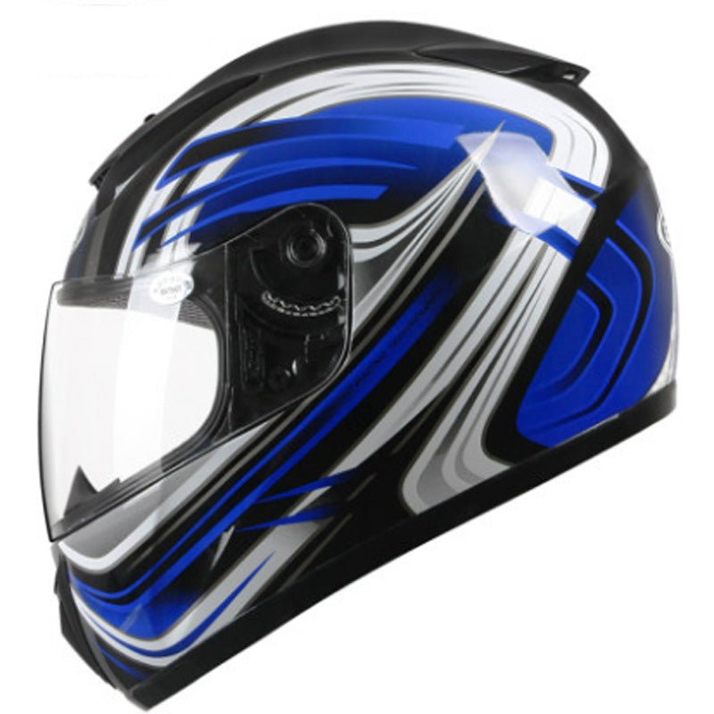 Electric Motorcycle Helmet Male Full Face Helmet - IVOIRART.COM
