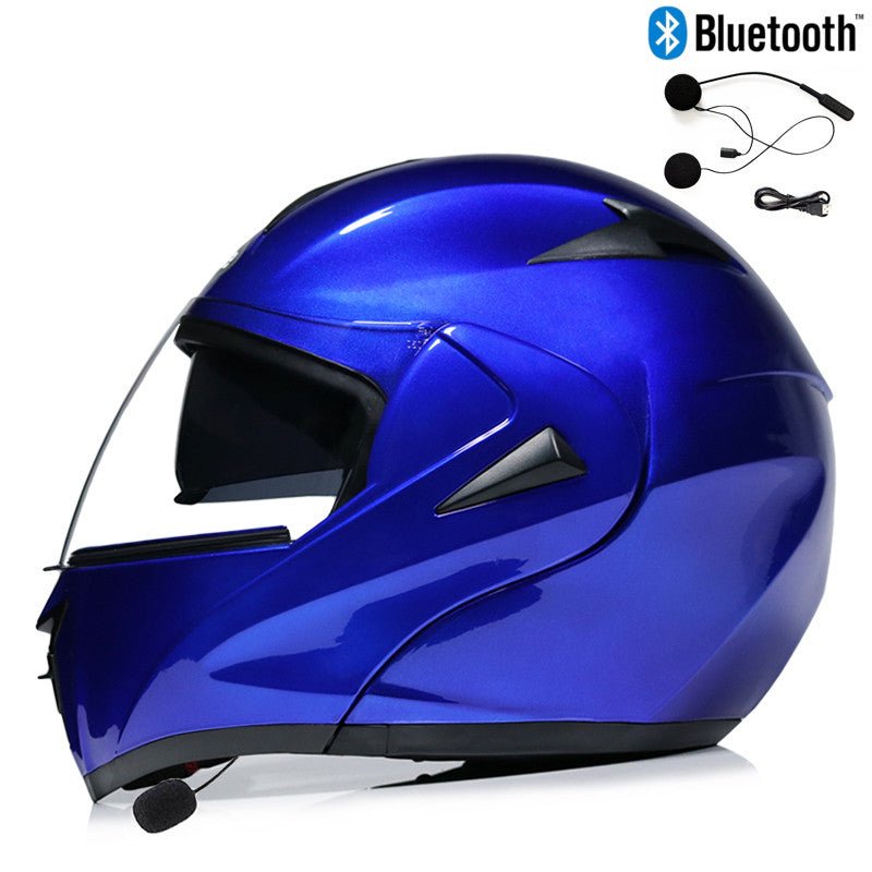 Electric Motorcycle Male Bluetooth Helmet Electric Helmet - IVOIRART.COM