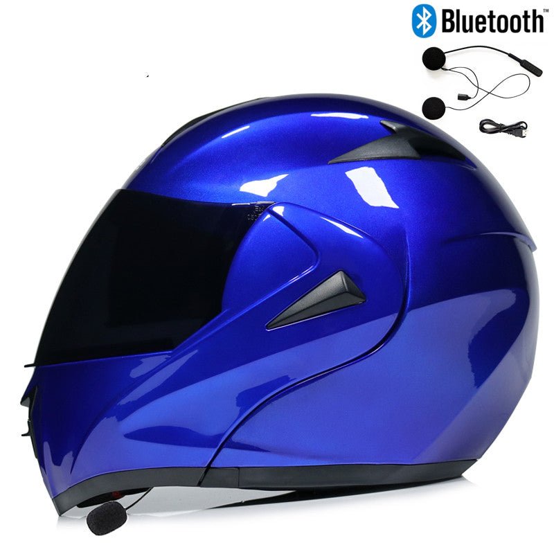 Electric Motorcycle Male Bluetooth Helmet Electric Helmet - IVOIRART.COM