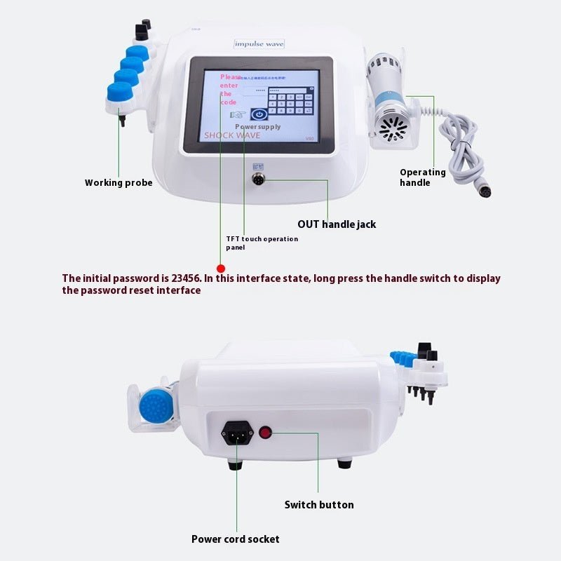 Electromagnetic Extracorporeal Shock Wave Physiotherapy Instrument - IVOIRART.COM