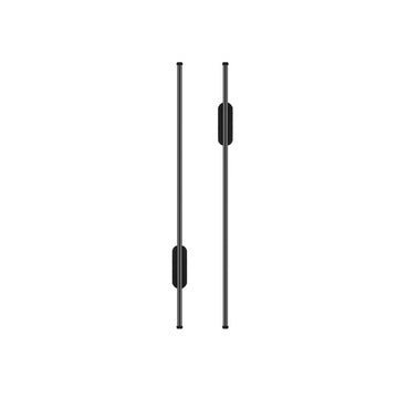 Élégante bande murale LED longue créative pour ambiance moderne et cosy - IVOIRART.COM