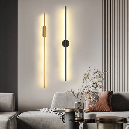 Élégante bande murale LED longue créative pour ambiance moderne et cosy - IVOIRART.COM