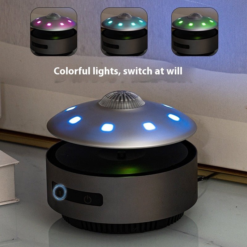Enceinte Bluetooth lévitante à sustentation magnétique et levage automatique luxe - IVOIRART.COM