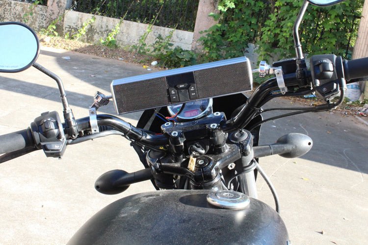 Enceintes Bluetooth Étanches pour Moto – Amplificateur Intégré, Aluminium - IVOIRART.COM