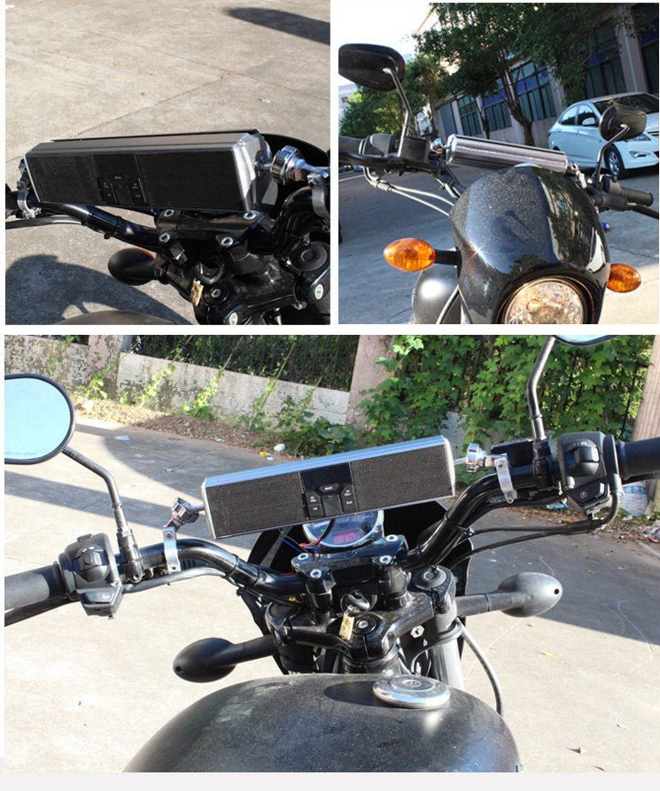 Enceintes Bluetooth Étanches pour Moto – Amplificateur Intégré, Aluminium - IVOIRART.COM