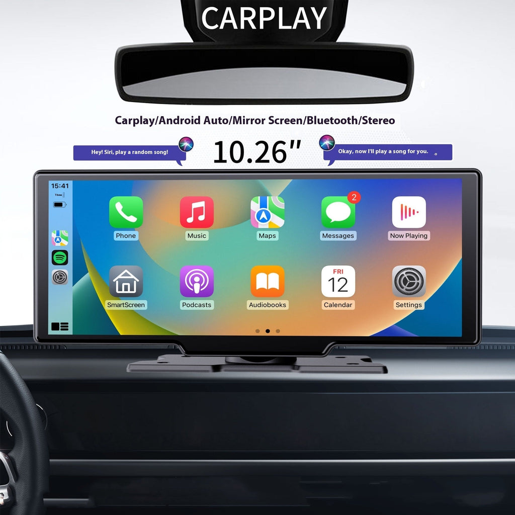 Enregistreur Auto Wireless CarPlay avec Navigation WiFi, Écran 10", 4K/2K et ADS - IVOIRART.COM