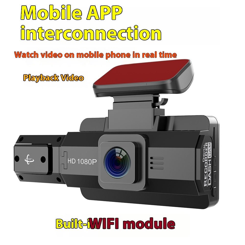 Enregistreur de conduite avant HD P - Vision nocturne infrarouge et parking PRO - IVOIRART.COM