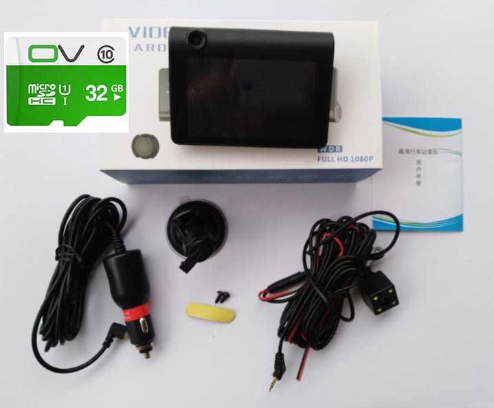 Enregistreur de Conduite Haute Définition 1080P avec Triple Caméra Intégrée GPS - IVOIRART.COM