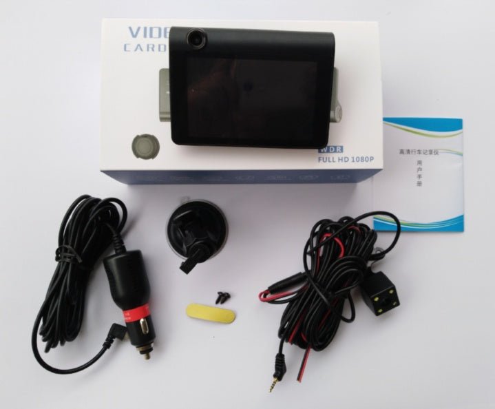 Enregistreur de Conduite Haute Définition 1080P avec Triple Caméra Intégrée GPS - IVOIRART.COM