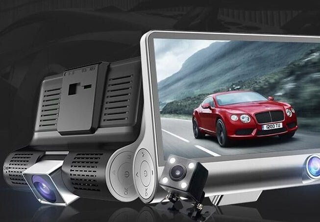 Enregistreur de Conduite Haute Définition 1080P avec Triple Caméra Intégrée GPS - IVOIRART.COM