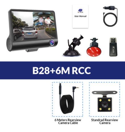 Enregistreur de Conduite Haute Définition 1080P avec Triple Caméra Intégrée GPS - IVOIRART.COM