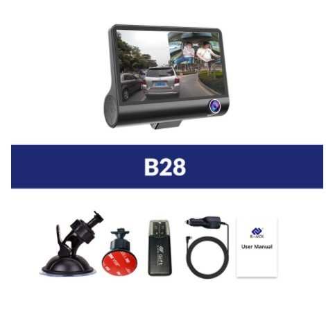 Enregistreur de Conduite Haute Définition 1080P avec Triple Caméra Intégrée GPS - IVOIRART.COM