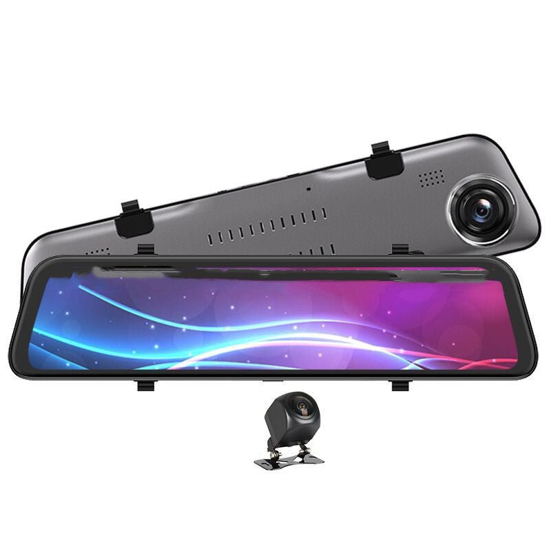 Enregistreur de Conduite Miroir Rétroviseur HiSilicon 2K avec Double Caméra - IVOIRART.COM