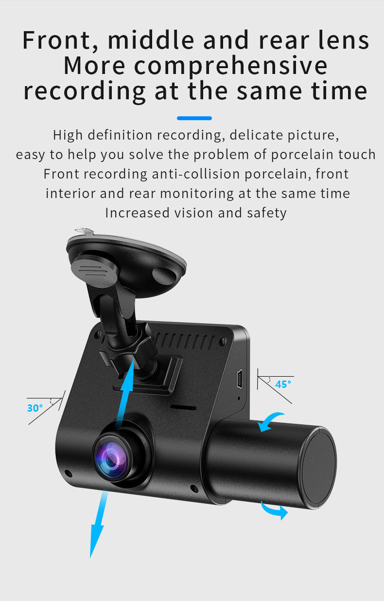 Enregistreur de Voiture Haute Définition 1080P - 170° - Détection Mouvement - DVR2 - IVOIRART.COM