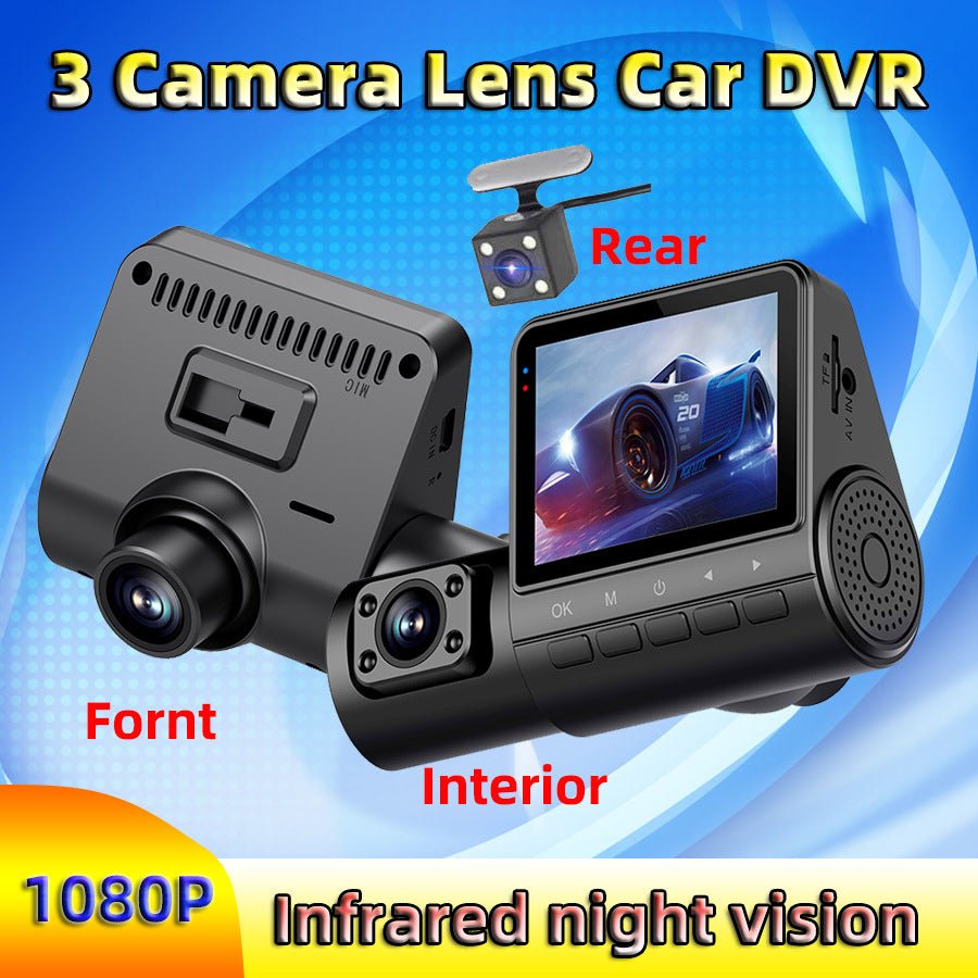 Enregistreur de Voiture Haute Définition 1080P - 170° - Détection Mouvement - DVR2 - IVOIRART.COM