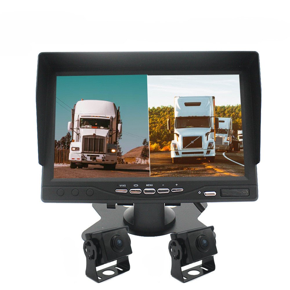 Enregistreur double avant-arrière AHD vision nocturne sans éclairage 7 pouces HD - IVOIRART.COM