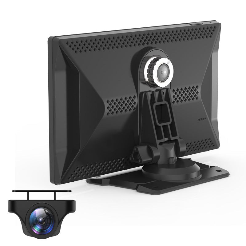 Enregistreur voiture 9 pouces CarPlay PND écran 4K tactile USB-C noir ABS caméra - IVOIRART.COM
