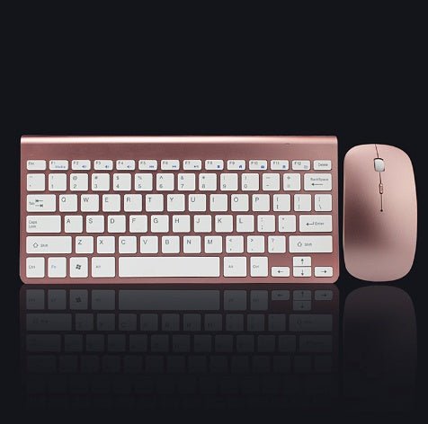 Ensemble clavier et souris sans fil 2,4 GHz compact pour PC, Mac, Smart TV, PS4 - IVOIRART.COM