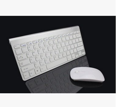 Ensemble clavier et souris sans fil 2,4 GHz compact pour PC, Mac, Smart TV, PS4 - IVOIRART.COM