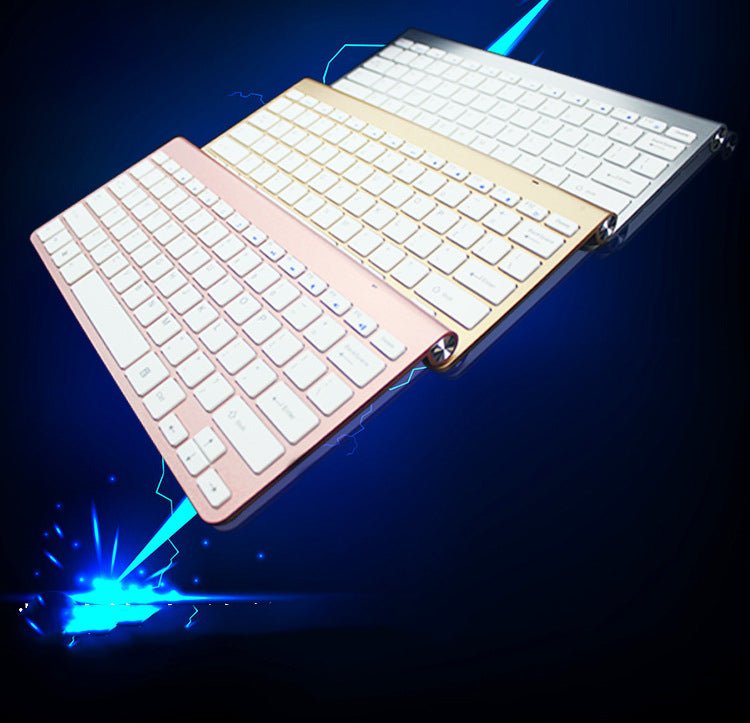 Ensemble clavier et souris sans fil 2,4 GHz compact pour PC, Mac, Smart TV, PS4 - IVOIRART.COM