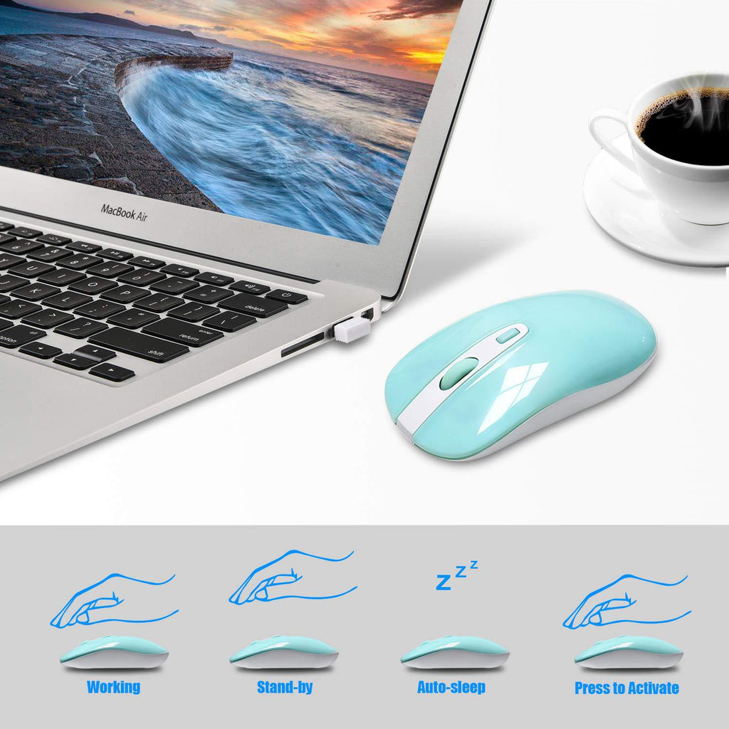 Ensemble clavier souris sans fil 2,4G ultra-fin accessoires bureau portable - IVOIRART.COM
