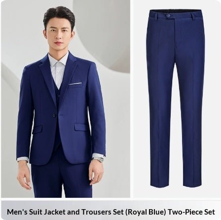 Ensemble Costume Bleu Homme Élégant pour Tenue Professionnelle et Affaires - IVOIRART.COM