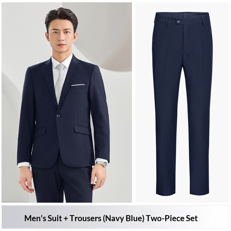Ensemble Costume Bleu Homme Élégant pour Tenue Professionnelle et Affaires - IVOIRART.COM