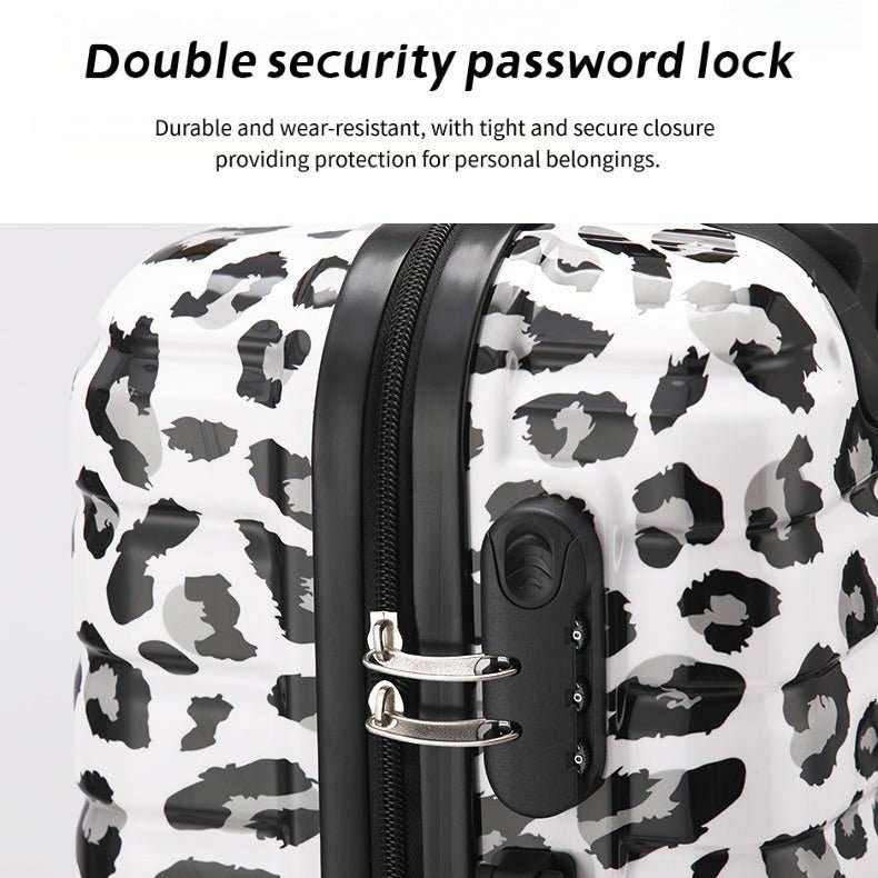 Ensemble de bagages 2 pièces 20 pouces avec trousse de maquillage, coque rigide extensible, roues pivotantes à 360°, grande capacité, léger, crochet latéral, serrure indépendante - IVOIRART.COM