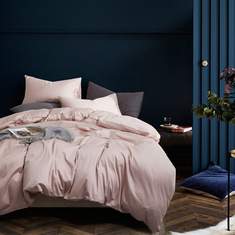 Ensemble de Literie de Luxe en Coton Égyptien 4 Pièces pour Lit 1,5 - 1,8 m - IVOIRART.COM