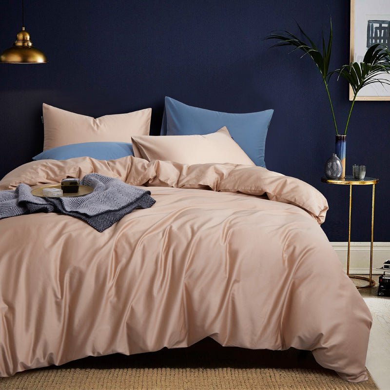 Ensemble de Literie de Luxe en Coton Égyptien 4 Pièces pour Lit 1,5 - 1,8 m - IVOIRART.COM