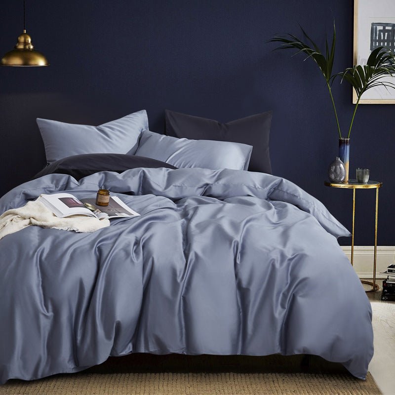 Ensemble de Literie de Luxe en Coton Égyptien 4 Pièces pour Lit 1,5 - 1,8 m - IVOIRART.COM